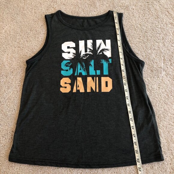 NWOT Shein Women's Sun Salt Sand Palm Tropical Tank Top Tee - Picture 10 of 10